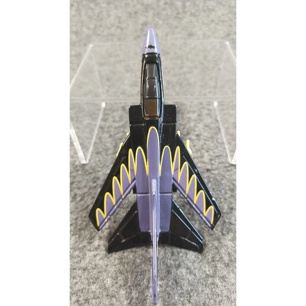Vintage Matchbox Tornado DC Batman Jet Aircraft Black Purple Die Cast 2000